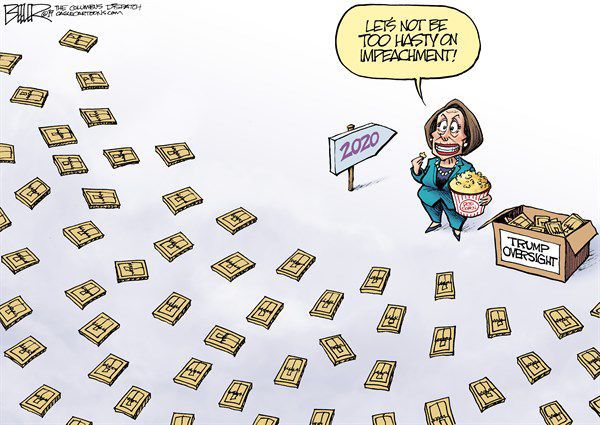 Pelosi and Impeachment by Nate Beeler, The Columbus Dispatch, OH